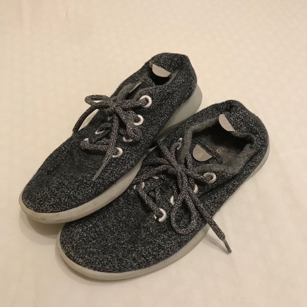 Grey Allbirds Wool Runner Sneakers/ Shoes Size 8